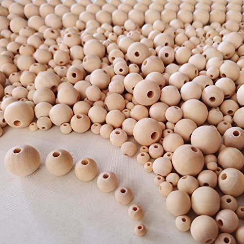 Round Loose Beads Princess pattern For jewelry making Spacer Wood Beads 20MM